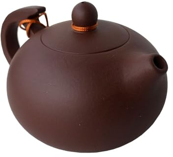 Teekanne, 270 ml, chinesischer Ton, Xishi-Töpfe, rote Zisha, echter Klassiker für losen Gongfu-Tee (Zini-Ton)