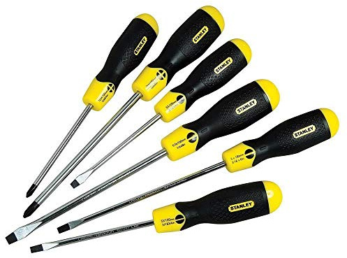 Stanley 0-65-007 - Set di cacciaviti CushionGrip, 6 pezzi
