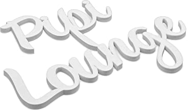 Pipi-Lounge - Targhetta per porta WC, con scritta in lingua tedesca