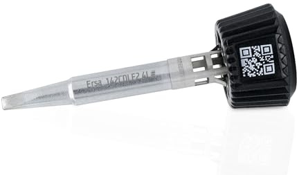 ERSA Ersadur 142CDLF24L Extended, Chisel-Shaped 2.4 mm for i-Tool TRACE & i-Tool MK2 / i-CON Trace IoT Soldering Station & i-Con MK2 Series Soldering Stations - with Patented Coating