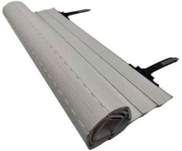Persiana Enrollable de Aluminio Curva a Medida - Dispone de Aislante térmico, Ultraligera y Resistente a Intemperie (Ancho de 150 cm a 190 cm Alto de 150 cm a 249 cm)