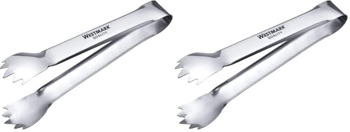 Westmark Zuckerzange, Mit Zacken, Länge 12,5 cm, Rostfreier Edelstahl, 62652270 (Packung mit 2)