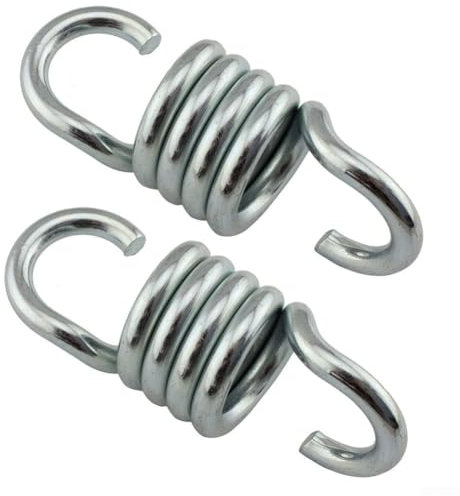 Muelles oscilantes de porche de 7 mm, suspensión de silla de suspensión de techo (2 piezas)
