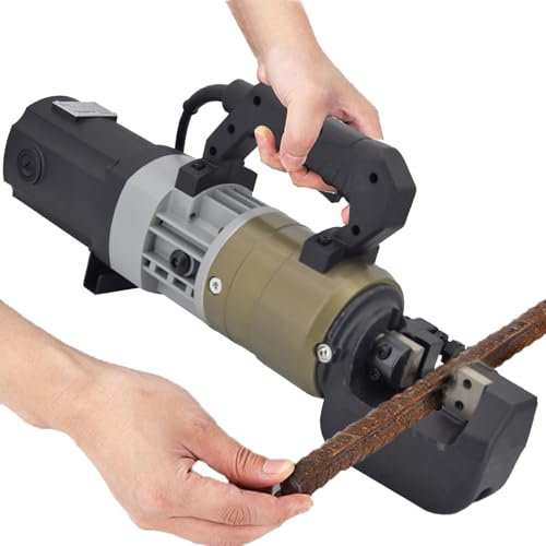 Dfdieratve Elektrischer Hydraulischer Bewehrungsschneider, Tragbarer Bewehrungsschneider, Schneiden Von Bis Zu 4 – 22 Mm/5 – 25 Mm Bewehrungsstahl, Tragbarer Metallschneider,C 25mm