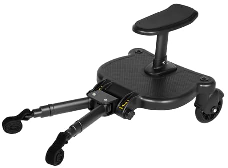 Tabla de pie universal para cochecito de bebé, con asiento para niños de 2 a 5 años, con una carga máxima de 25 kg