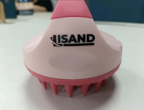 LISAND Massaggiatore Cuoio Capelluto In Silicone Con Impugnatura Ergonomica Antiscivolo Professionale con Custodia Inclusa