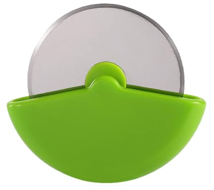 Roulette à pizza - Roulette à pizza en acier inoxydable - Passe au lave-vaisselle - Outil de cuisson moderne et - Outil de cuisine pour gâteaux, fromages, gâteaux pour la maison