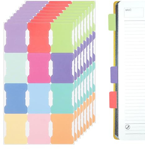 96 rotuladores adhesivos, pestañas indexadas autoadhesivas, notas adhesivas, pastel, marcadores de páginas de doble cara, separadores, suministros de anotación para cuadernos, calendarios