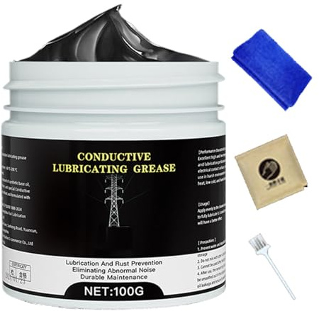 Grasa eléctrica para conectores, grasa lubricante conductiva | Lubricante lubricante de grasa eléctrica - Compuesto de lubricante automotriz dieléctrico para componentes y conectores eléctricos