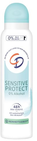 CD Sensitive Protect Deo Spray 0% Alkohol 0% Aluminium 48h Schutz 150 ml