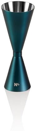 Slim Jigger Nocturn, 3/6 cl, Ø 5 cm, altezza 13 cm, blu opaco – HLC, acciaio al nichel cromato 18/10