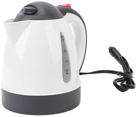 1000 Ml de Voiture électrique électrique, thé à café de Voyage de Voyage Portable, Acier Inoxydable Arrête de Bouilloire avec Bec Fuite (12V)