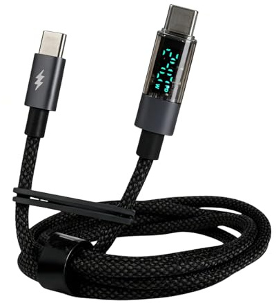 Cable USB C vers USB C(1.2m), Charge Rapide 240W, Câble USB C Haute Vitesse pour iPhone 15, Samsung Galaxy, MacBook et Plus, Connectivité Fiable et Sécurisée