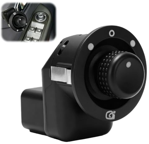 Commutateur de Rétroviseur Latéral Électrique compatible avec Renault | Bouton Commande Retroviseur compatible avec Clio IV 2012-2021, Captur I 2007-2012, Modus 2007-2012, 8200214921 8200676529