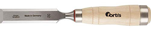 Fortis - Cincel de carpintero (30 mm, mango de madera), Herramientas de Carpinteria