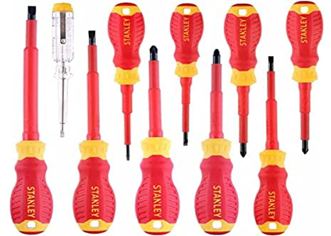 Stanley FatMax® VDE Lot de 10 tournevis isolés
