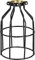 Simple Deluxe 1-Stück Verstellbare Hängeleuchte Hängelampe Lampenschirm Klammer auf Metall Lampenschutz Käfig für Hängeleuchte, Vintag Lamp Shade Bauernhaus-Lampen Retro-Lampenschirm,Schwarz