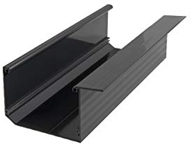 Regenrinne Dachrinne Terrasse Carport Aluminium Farbe: anthrazit | Länge: 6100mm