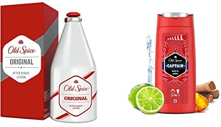 Old Spice Original After Shave for Men, 150ml & Captain Shower Gel & Shampoo For Men 675 Ml