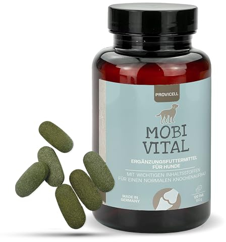 Provicell MobiVital Gelenk-Pulver Hund | Mit Tierärzten in Deutschland entwickelt & hergestellt | Mit Grünlippmuschel-Pulver | 150 g Pulver| Joint Care für Hunde