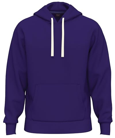 Hoodies For Men UK Premium Grade| 100% Original Plain Mens Hoodies Pullover Year-Round Cotton Fleece Hooded Sweatshirt