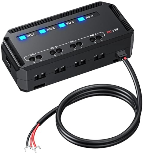 Rordigo Boîte à Fusibles 12 V Universelle 20 A pour Bloc de Moto Automobile, Voyant LED, Support de Fusible Résistant à la Chaleur pour Voiture et Moto