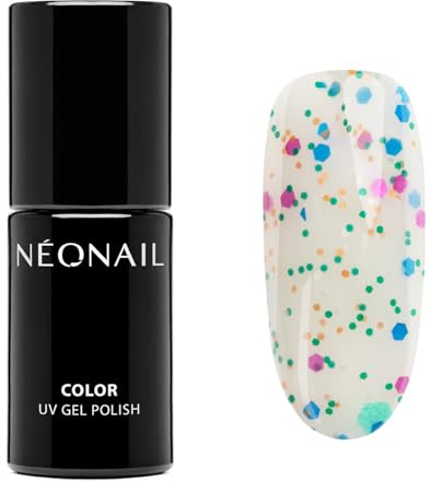NÉONAIL UV Nagellack 7,2 ml - MEHRFARBIG - CHAMPION'S CONFETTI - NÉONAIL Farben - UV Lack Glitzer - Gel Nägel - Nageldesign