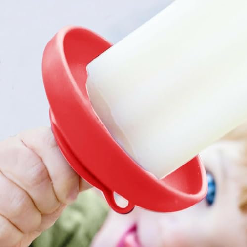 3 Ice Lolly Holder Drip Catcher, Drip Free Toddler Ice Cream Holder,Food Grade No Drip Popsicle Holder,Reusable Ice Cream Cones Holder,2 in 1 Silicone Popsicle Holder,Drip-Free Ice Pop Stick Holder