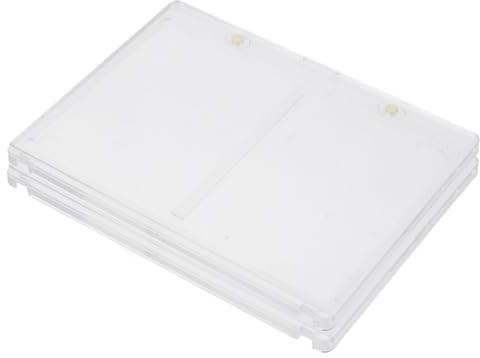 UPKOCH 2stücke Magnetische Kartenhüllen Fächer Kartenhalter Aus Strapazierfähigem Für Spielkarten Sammelkarten Und Sportkarten Transparent Und Bruchsicher
