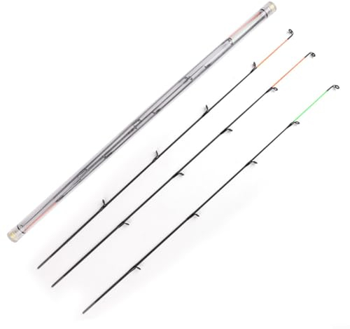 CWOQOCW 1 Set Fiberglas-Top-Spitze, 120 g/m²/l/h, Futterspender für Karpfenruten, Angelzubehör für eine Vielzahl von Angelszenarien von Bächen bis zum Ozean (072)