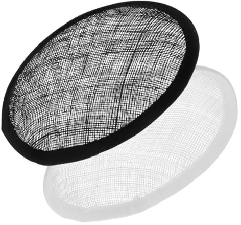 SEWOART 2stücke Sinamay Hut-Basis Mit Aufgeschlagenem Rand Fascinator Unterlage Für Elegante Millinery-projekte Geeignet Für Hochzeiten Und Besondere Anlässe