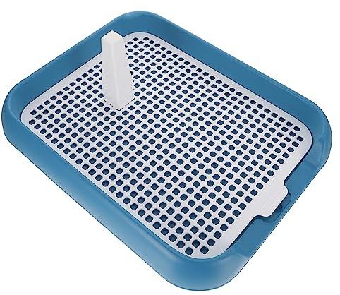 VICASKY Mesh Hundetoilette Für Kleine Und Große Hunde Welpen Indoor Toilette Mit Rutschfestem Gitternetz Waschbar Und Tragbar Hunde-urin-trainingshilfe Für Saubere Wohnung Langlebiges Pet