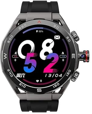 JINSHANGZI Howear HW18 - Reloj inteligente para hombre, 4G, 5G, ranura para tarjeta SIM 2025, Android Play Store de 1.43 pulgadas, AMOLED, videollamada, GPS, WIFI, NFC
