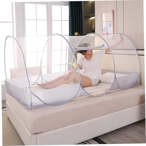 Moskitonetz Bett 75x35x35in Popup Faltbar Ganzkörper Zelt Camping Schlafzimmer