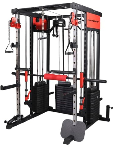 Strongway Multi Gym Smith Machine with Weights