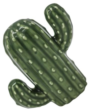 Palillero de cerámica con diseño de cactus: práctico y decorativo dispensador de palillos for la cocina, duradero y fácil de limpiar.