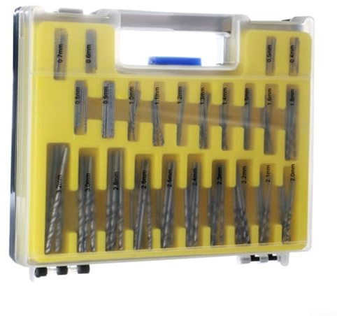 150-teiliges Handbohrer-Set, 0432 mm, für HSS-kompatibles Bohrset für Holz, Kunststoff, PCB, Handwerk, Schmuck, Modelle, Loch, Mini mit Bohrern