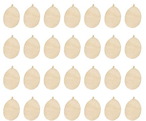 HOOTNEE Étiquettes Bois Forme Ballon 100 Pièces Tranches Naturelles pour Déco Table Mariage et Fête d'Anniversaire