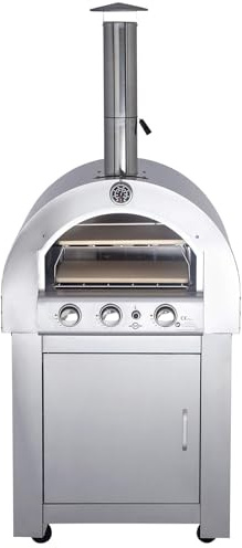Profi Gastro Pizzaofen 80x85x185 cm, 12,6 kW, mit Air System, inkl. Zubehör