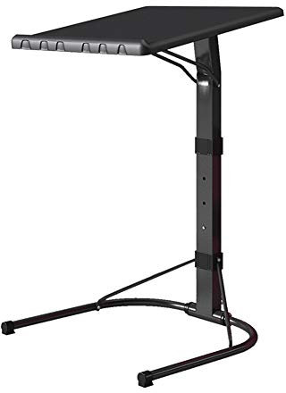 AKT Faltbarer Computertisch Verstellbarer und Tragbarer Laptop Schreibtisch Laptop Betttisch Drehen, 43 * 43CM