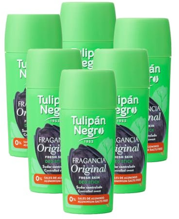 Tulipán Lot de 6 déodorants en stick de 75 ml