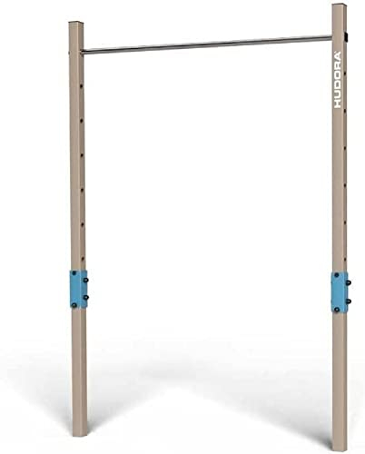 HUDORA Vario Turnreck - 7-fach höhenverstellbare Turnstange für Kinder & Erwachsene - erweiterbares Turnreck mit Reckstange aus Edelstahl - belastbare Outdoor Fitnessstange für bis zu 120kg