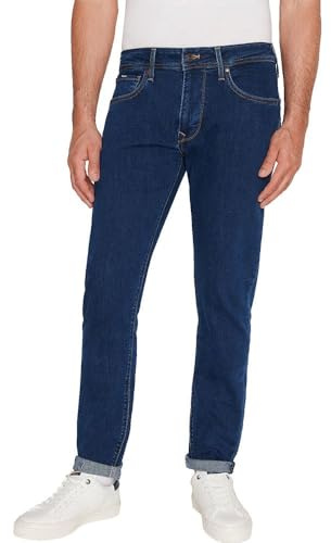 Pepe Jeans Men's Tapered Jeans, Blue (Denim-CT7), 33W / 30L
