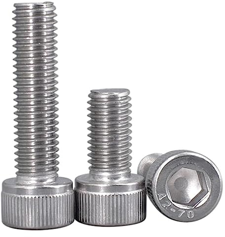 TANIDA Sechskantschrauben, Sechskantschrauben, Edelstahl 304, Feingewinde, Sechskantschraube, M6M8M10M12 * X0 75X1 0x1 25x1 5, Lange Schraube-8 * 1,0 * 50 (2 Stück) (Color : 6 * 0.75 * 80(2pcs))