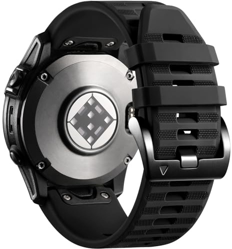 Laffav Compatible with Garmin Fenix 6 Pro Strap/Fenix 6/Fenix 8 47mm/Fenix 7 Pro/Fenix 7 Strap, Silicone 22mm QuickFit Sport Band for Garmin Epix Gen 2/Instinct 2/Forerunner 965/945