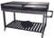 METRO Professional Barbacoa de carbón con ruedas, 178 x 91 x 102 cm, acero/acero inoxidable, con tapa, móvil con frenos, 3 parrillas ajustables, negro