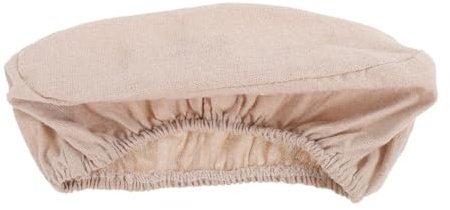 TOPBATHY Copertura Facile Pane da e Pulire Panettieri Professionisti in Lievitazione Lino Cotone Beige, Forma Allungata, Mantiene la Cestino Dell'impasto Casalinghi