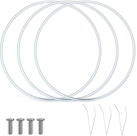 3 Set Reparatursatz Pumpentopf Dichtung 12005744 für Fehler E15 | Mellbree Ø182mm Geschirrspüler Ersatzteile für Siemens/Neff/Bosch 12005317,12026667 Spülmaschinen