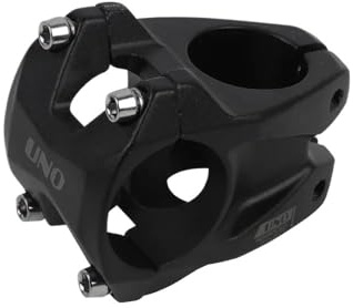 LKfjnhePF Bike Stem MTB Stem 35mm Clamp 0 Degree Bicycle Stem 35/45mm Short Bar Riser High-Strength Handlebar Extender Mtb Stem(35x35mm 0 stem)