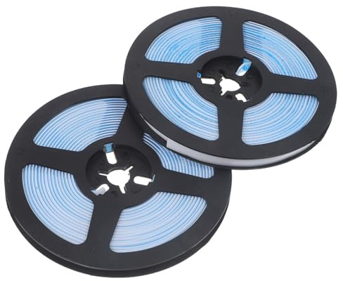 VILLFUL 2rollos Tira Adhesiva Para Sellado De Bañera Cinta De Calafateo Autoadhesiva Para Juntas De Inodoro Para Baño y Cocina